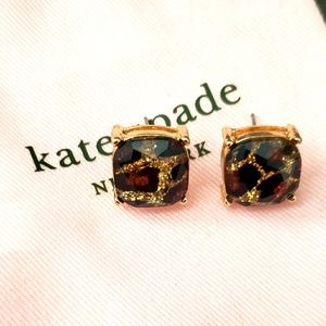 Kate Spade leopard earrings